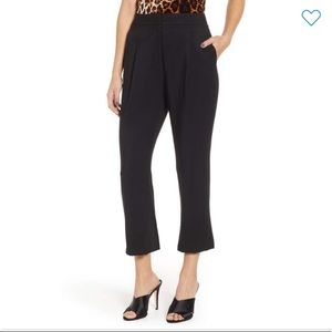 LEITH PLEAT HIGH WAIST ANKLE PANTS
